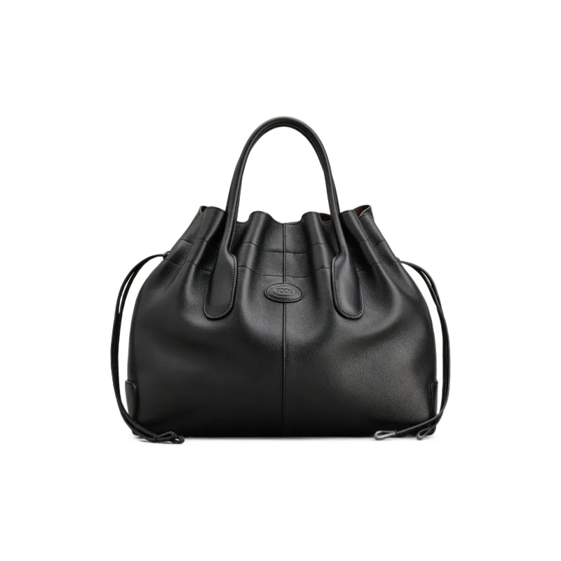 TOD'S Di Logo Patch Drawstring Tote Bag-0