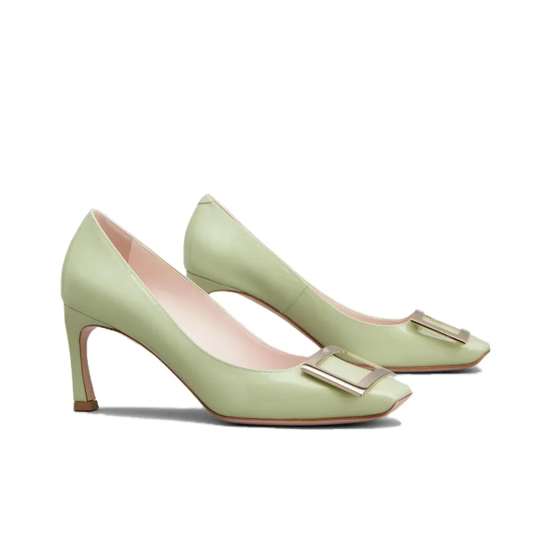Roger Vivier Slim Heel High Heels 7cm Women's Green-1