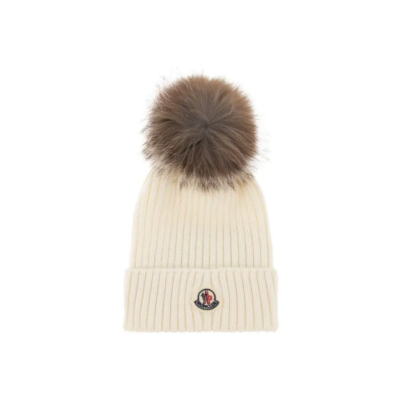 Moncler Wool Beanies Baby White-0