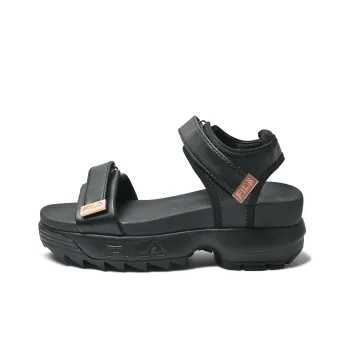 FILA Disruptor Wedge Beach Sandals Women's Black