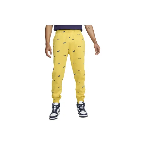 Nike Knitted Sweatpants Men Yellow