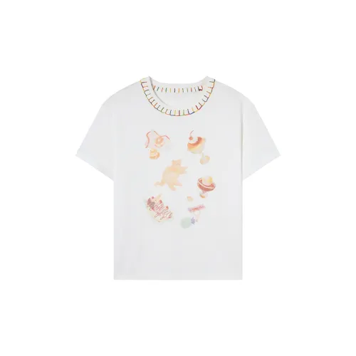 Ouyang Crop Tops Women's White