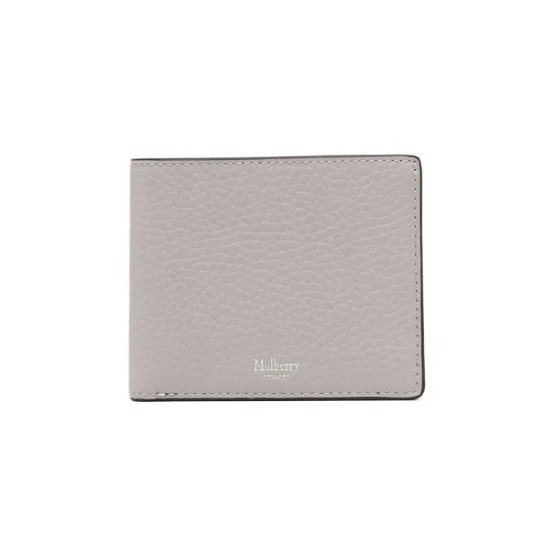 Mulberry Leather Wallet Men's Light Gray-0