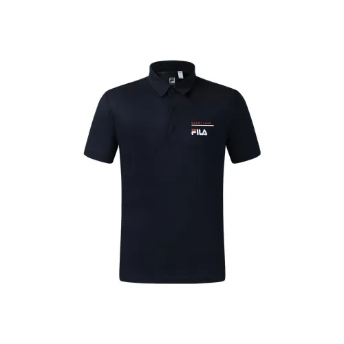 FILA Polo Shirts Men Royal Blue