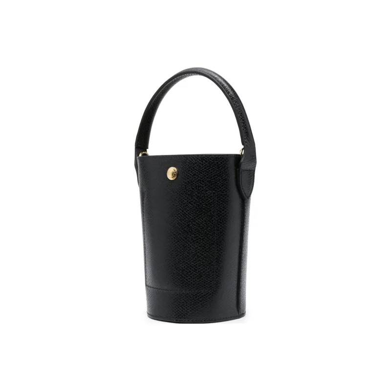 LONGCHAMP Épure Cow Leather Bucket Bag, Handbag, Shoulder Bag, Crossbody Bag Extra Small Women's Black-1