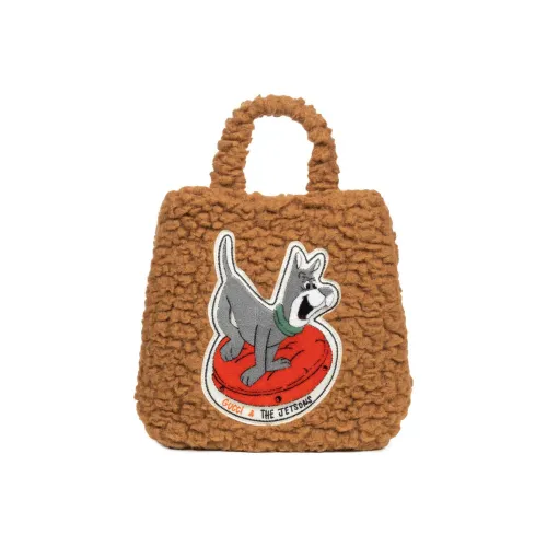 GUCCI Fabric Tote Bag Shopping Bag Handbag Regular Women's Brown