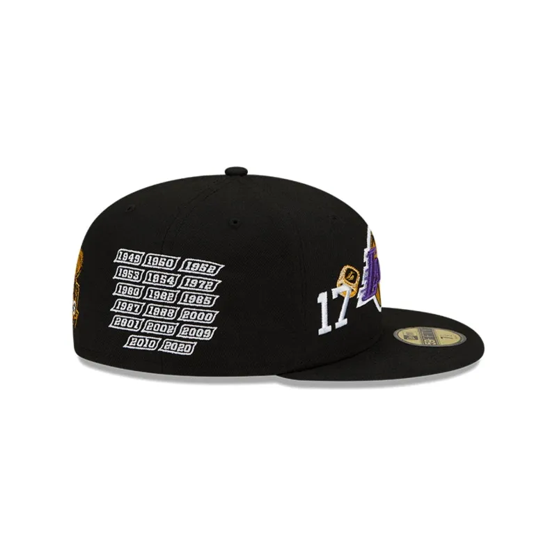 New Era Los Angeles Lakers HC92 Patch Fitted Hat Club Exclusive 59Fifty Fitted Hat-5