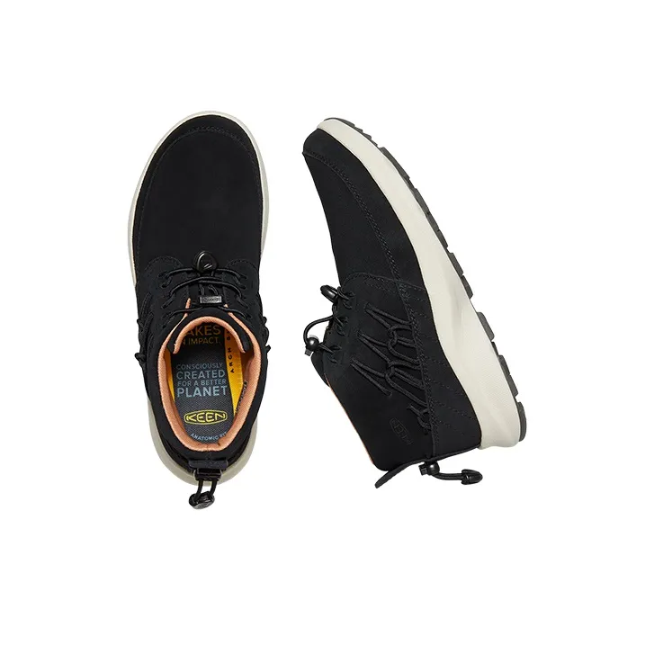 KEEN Uneek CHUKKA Slip Resistant Mid Top Outdoor Shoes Women's Black-3