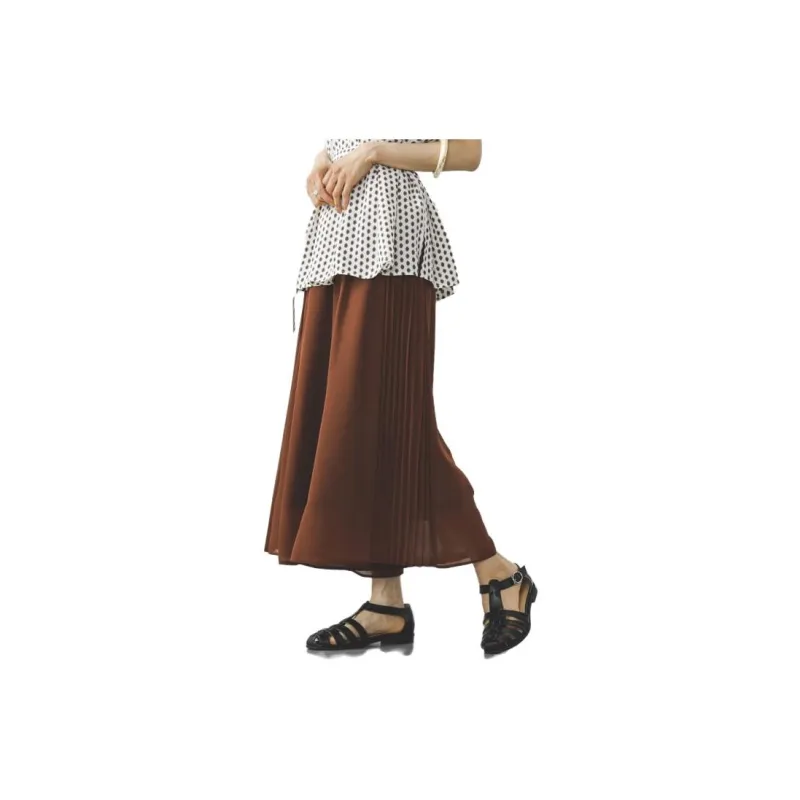 Beams Casual Pants Women's Dark Brown-2