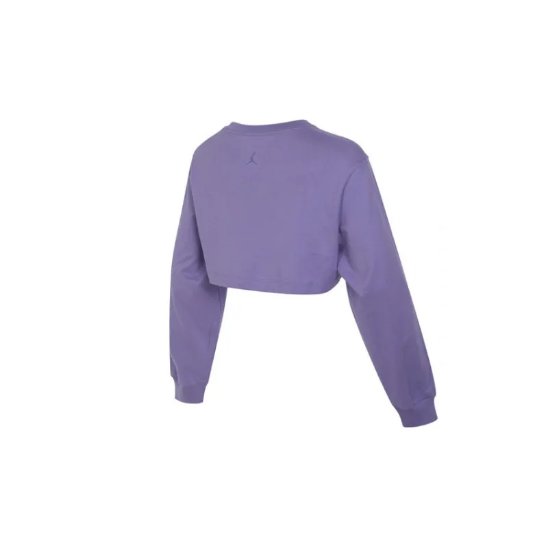 Jordan Crop Tops Women's Purple-1