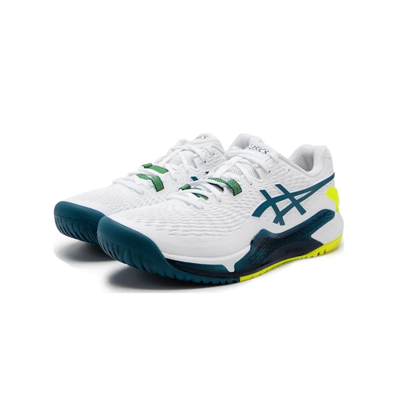 Asics Gel Resolution 9 White Restful Teal-2