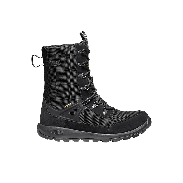 KEEN Glieser Tall WP Cushioning, Slip Resistant, Abrasion Resistant, Waterproof High Top Outdoor Shoes Men's Black-1