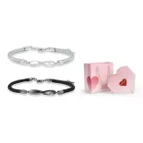 Mobius Couple Bracelets+Valentine's Day Box