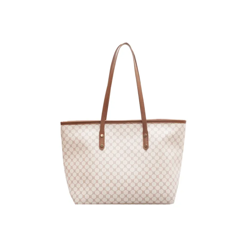 SURELAPTOP PU Tote Bag Shopping Bag Shoulder Bags Large Size Women's Multicolor-6