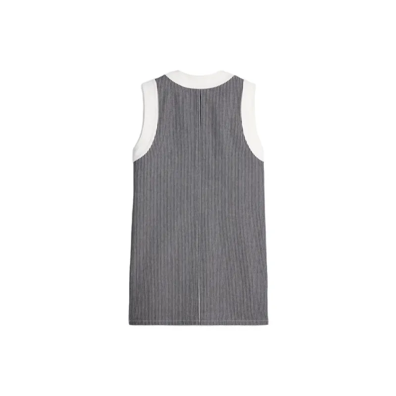 CELINE Sleeveless Dress Women's Blue-1