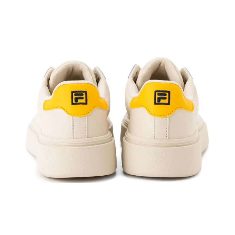 FILA Courtlight Plumpy Slip-Resistant Low-Top Skateboard Shoes Unisex Beige-4