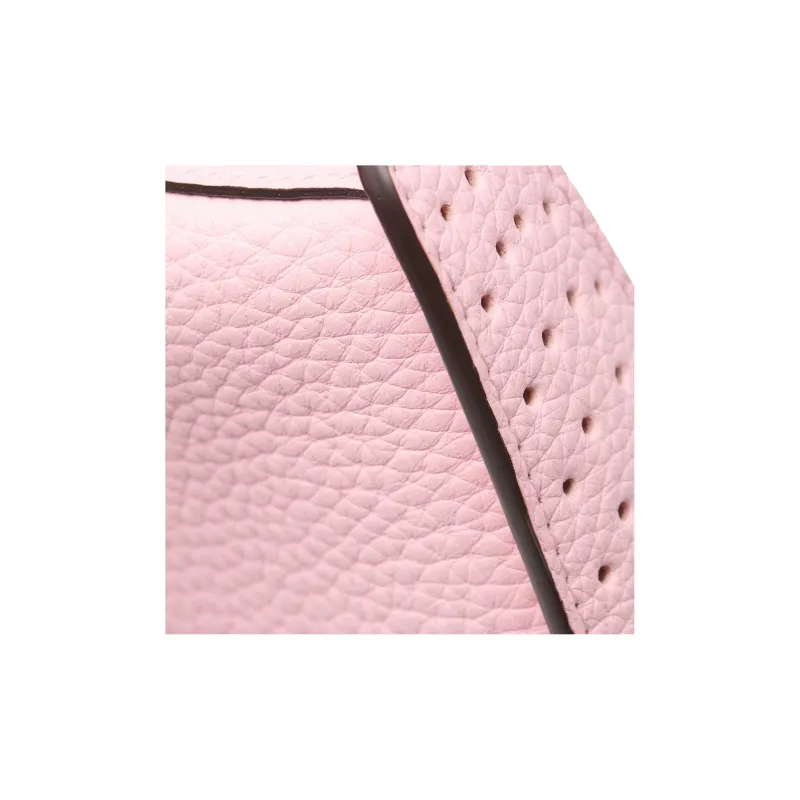 Delvau Soft Grained Calfskin Clutch Regular Women's Pink-4