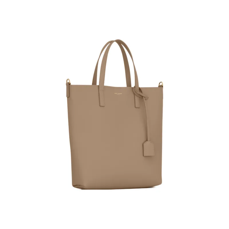 SAINT LAURENT Cow Leather Shoulder Bag, Crossbody Bag, Handbag Regular Women's Gray Brown-1