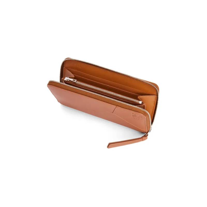 LOEWE Puzzle Calfskin Wallet Women's Tan-3