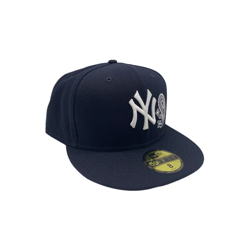 New Era New York Yankees Patchwork Paisley Undervisor 59Fifty Fitted Hat-2