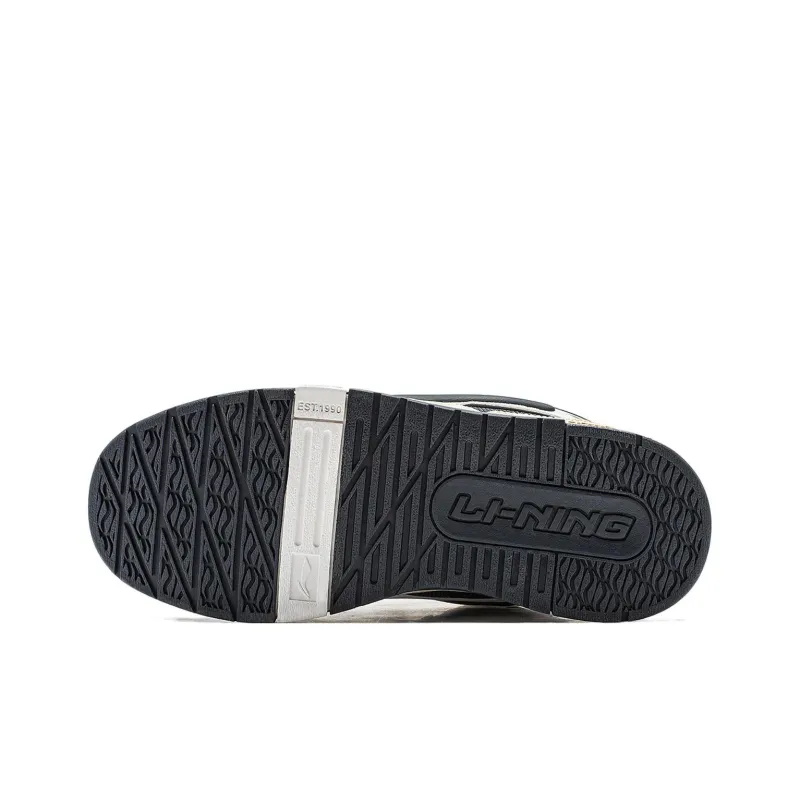LiNing Journey V2 Slip Resistant, Abrasion Resistant, Lightweight Low Top Skateboard Shoes Men's White Black-5