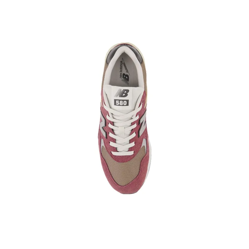 New Balance 580 Washed Burgundy-3