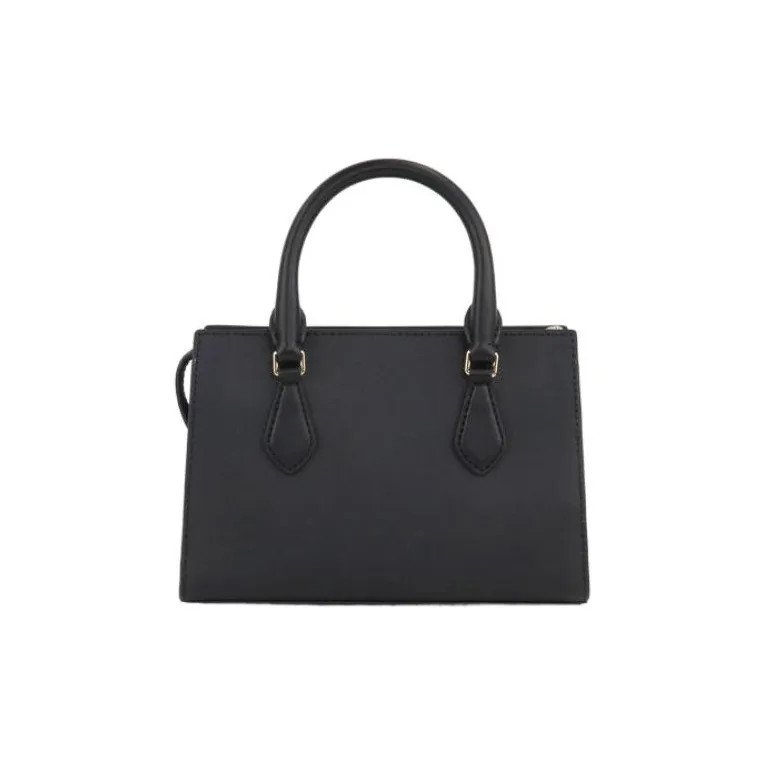 MICHAEL KORS Leather Tote Bag, Shopping Bag, Crossbody Bag, Shoulder Bag Trumpets Women's Black-3