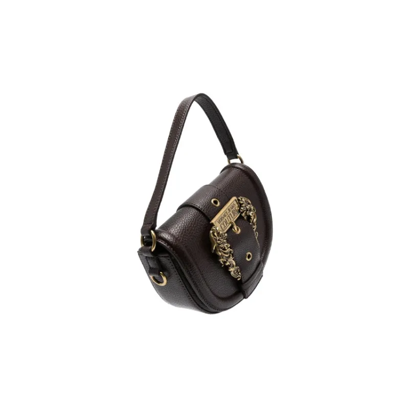 VERSACE JEANS COUTURE Polyester Handbag, Shoulder Bag Women's Brown-2