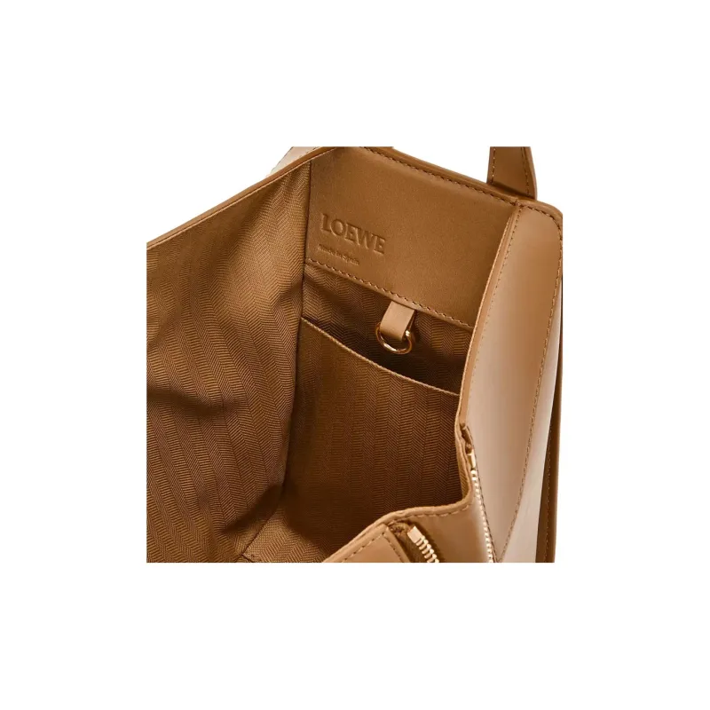 LOEWE Hammock Satin Cow Leather Shoulder Bag, Crossbody Bag, Handbag Regular Women's Brown-6
