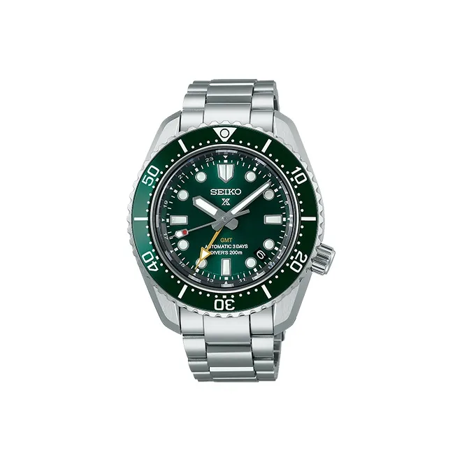 SEIKO Automatic Mechanical Movement Stainless Steel Strap Watch Men's Watches Green Dial-1