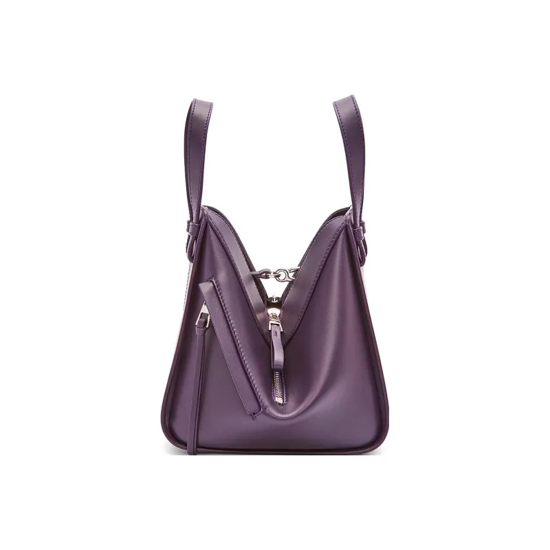 LOEWE Hammock Calfskin Shoulder Bag, Crossbody Bag, Handbag Regular Women's Dark Purple Red-2