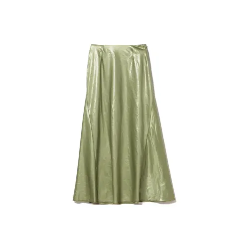 Beams Casual Long Skirts Women's Light Green