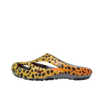 KEEN Shanti ARTS Beach Sandals Men's Orange Black, Leopard Print