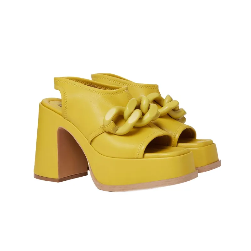 Stella McCartney Chain-link 125mm Block Heel Sandals-2