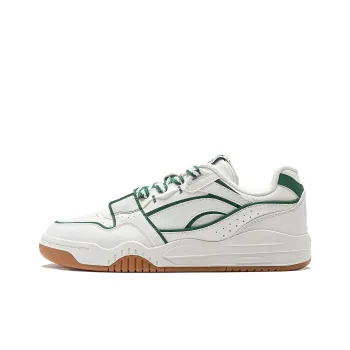 LiNing Yuebai Wear resistant And Lightweight Low Top Skateboard Shoes Women's White Green
