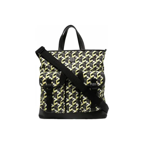 MCM Fabric Tote Bag, Shopping Bag, Crossbody Bag, Handbag Large Size Unisex Yellow