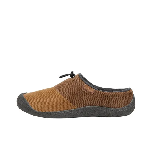 Keen Howser Outdoor Shoes Men Low-Top Bison Brown Corduroy/Burnt Coconut Shell