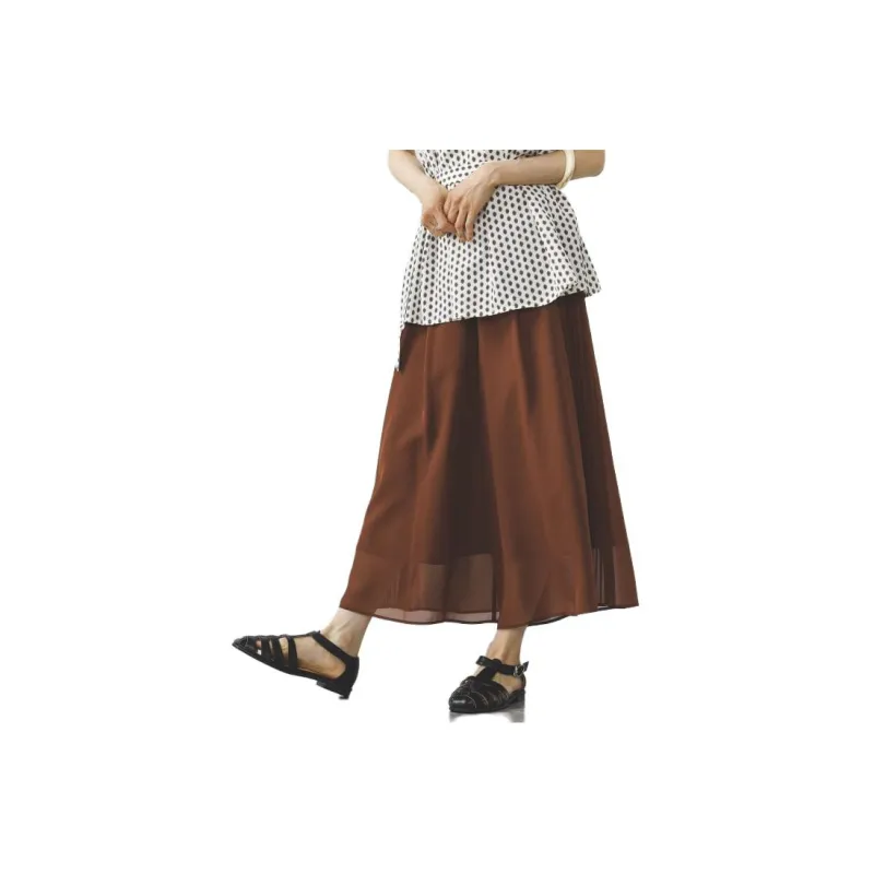 Beams Casual Pants Women's Dark Brown-1