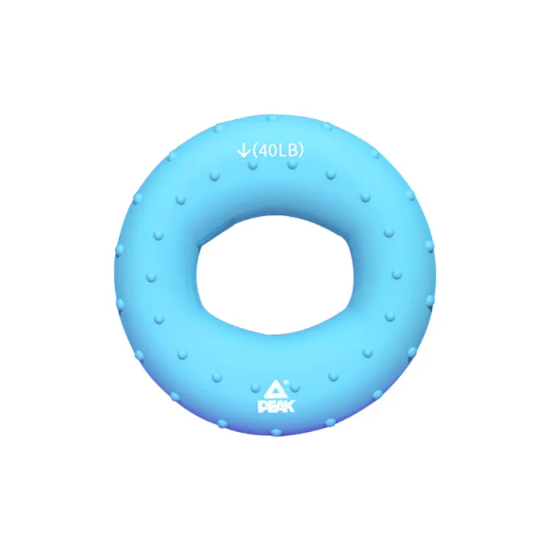 PEAK Grip Trainer Silicone Grip Ring Finger Rehabilitation Training Arm Fitness Portable Stress Relief Unisex-7