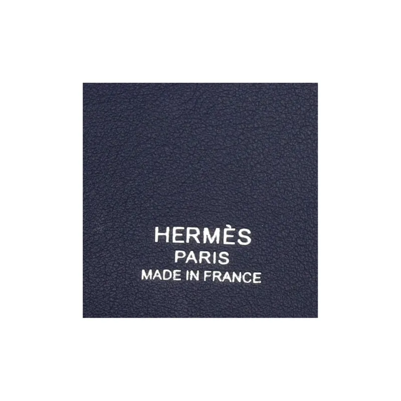 HERMES Birkin Swift Leather Shadow Birkin Bag Handbag Regular Women's Navy Navy-6