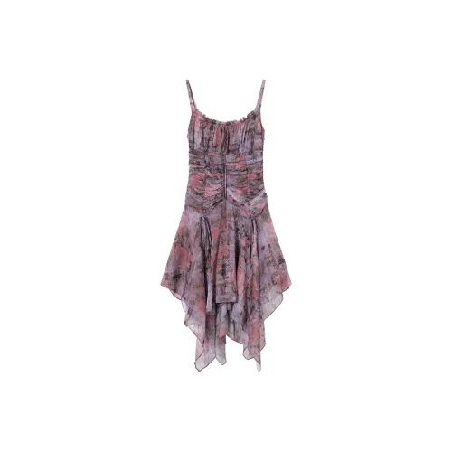 Ouyang Slip Dresses Women's Purple