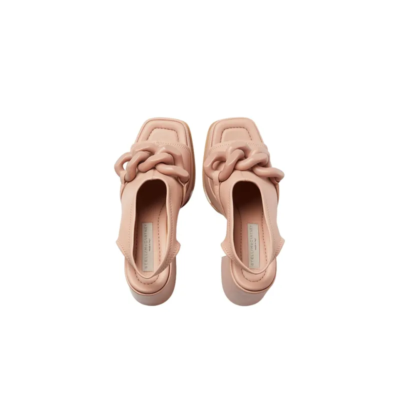 Stella McCartney Chain-Linked Slip-On Heeled Sandals Women's-3