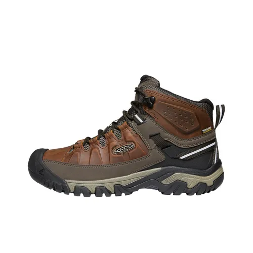 Keen Targhee 3 Hiking / Trekking Shoes Men Mid-Top Black/Brown