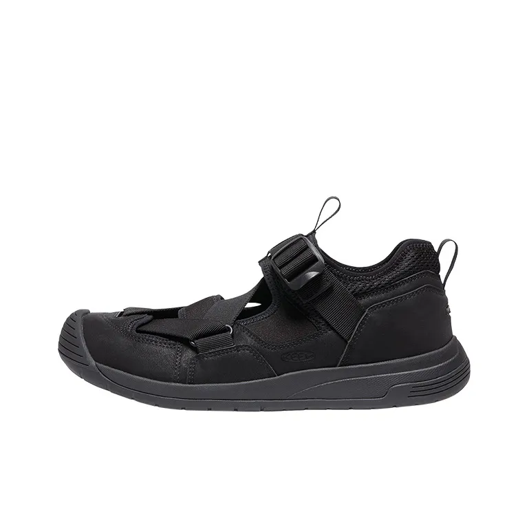 KEEN ZERRAPORT TRAIL Abrasion-Resistant Low-Top Casual Shoes Men's Black-0