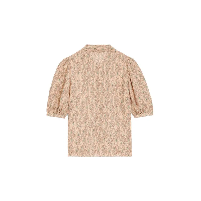 CELINE Shirts Women's Pink Brown-1