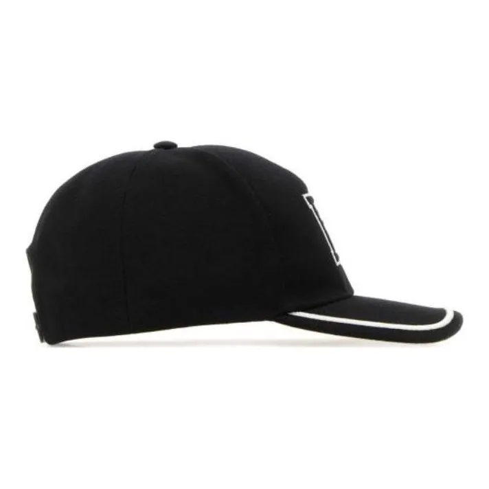 FENDI FF logo Embroidery Cotton Baseball Cap-3