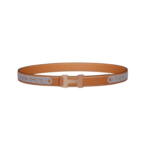 HERMES Constance Leather Belts Women's Brown