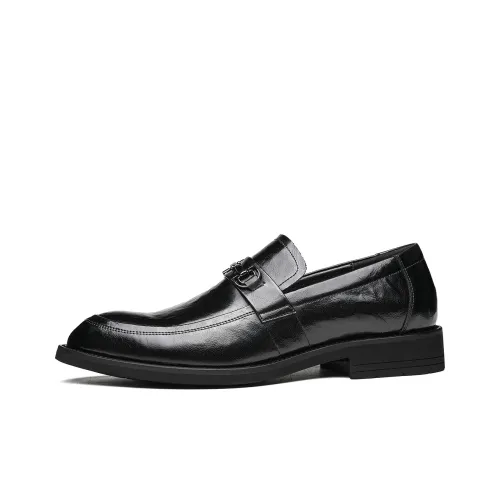 CHINT Dress Shoes Men Low-Top Black