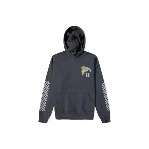 RHUDE Moonlight Tropics Print Oversized Vintage Hoodie 