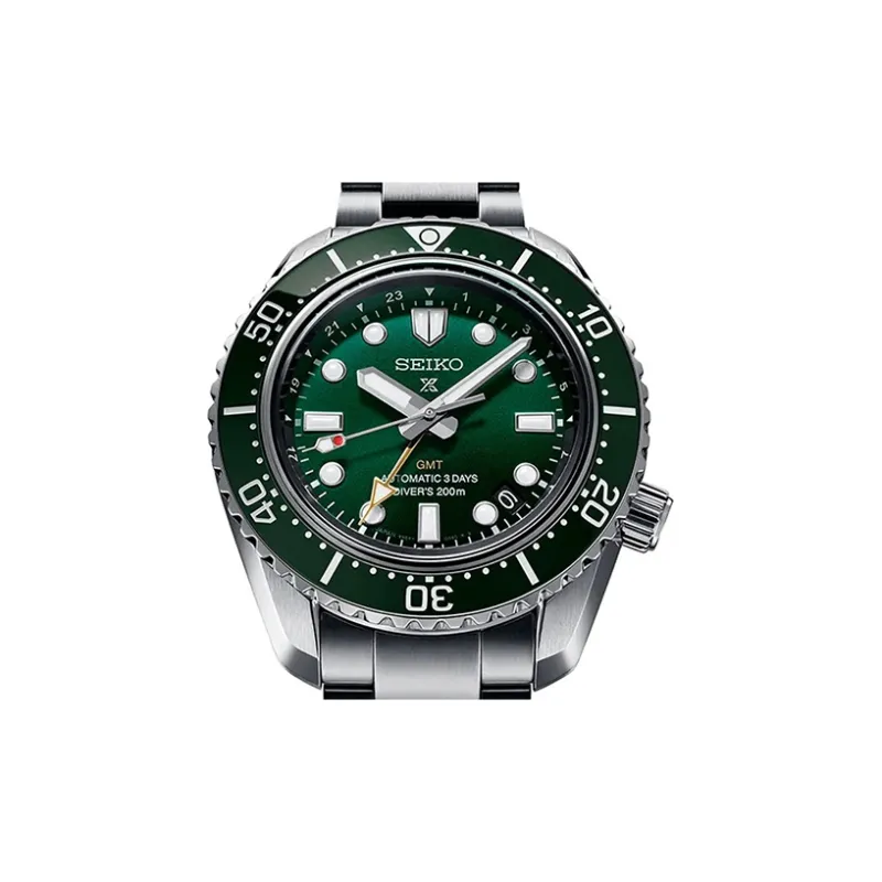 SEIKO Automatic Mechanical Movement Stainless Steel Strap Watch Men's Watches Green Dial-2